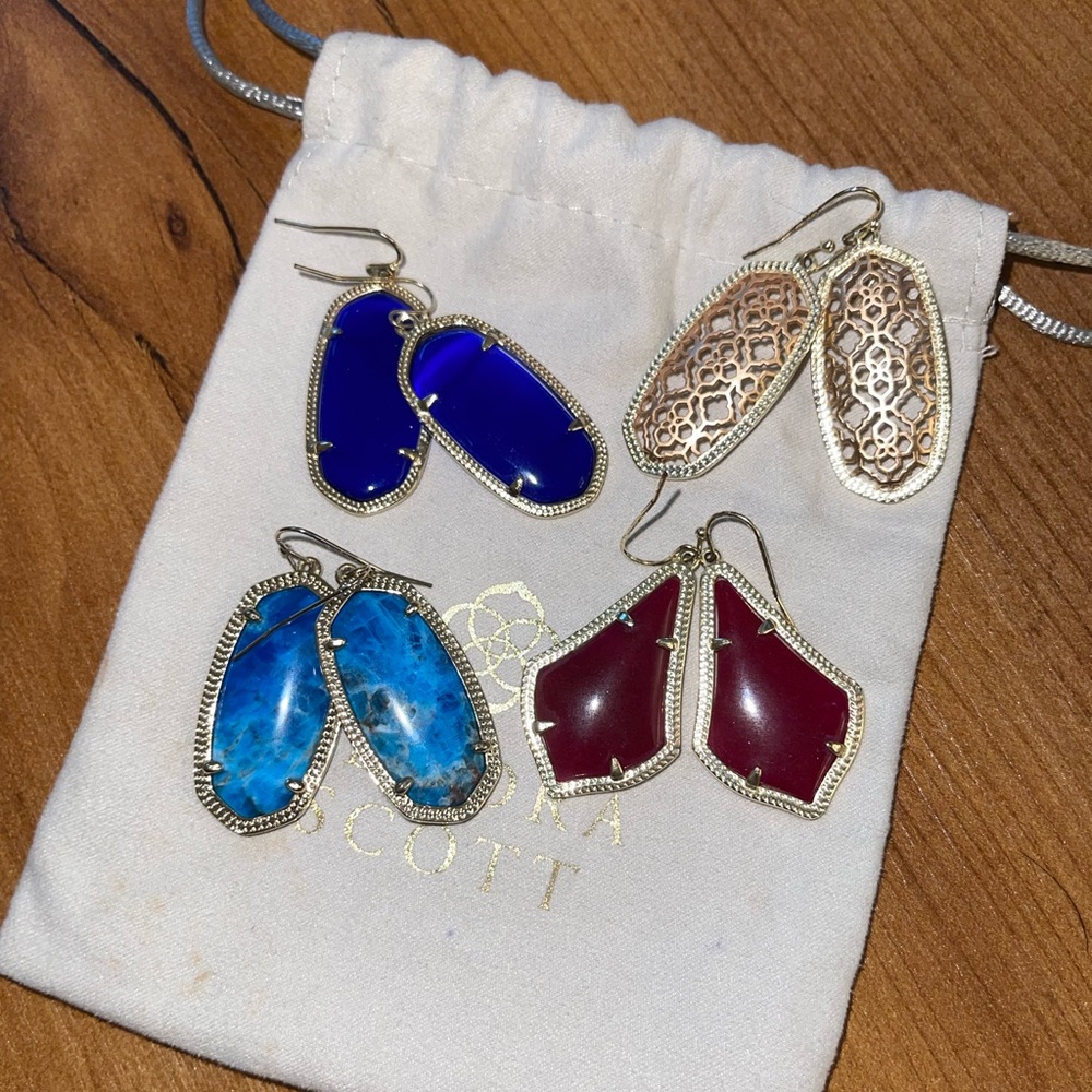 Kendra Scott Earring Bundle - Gemstone Colors